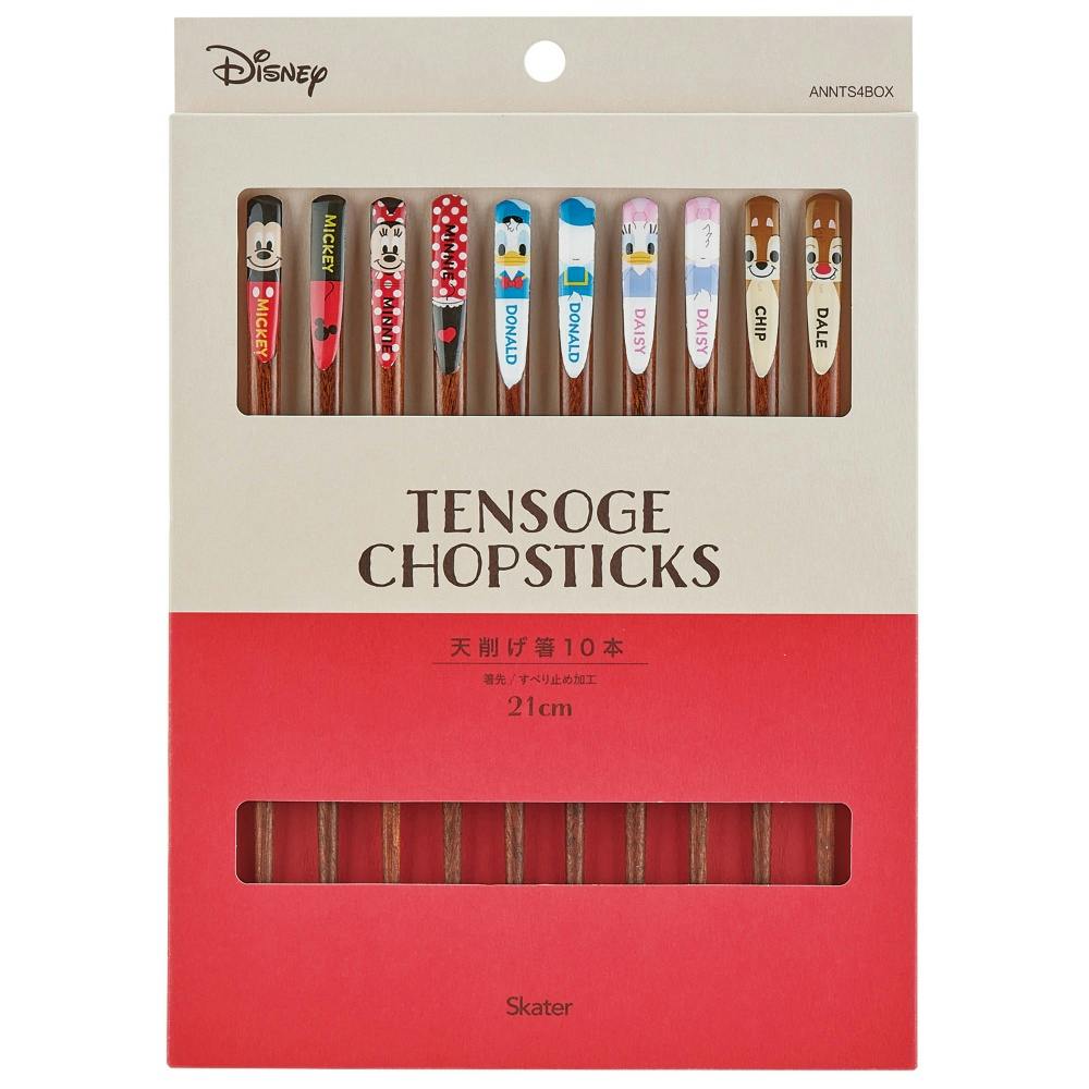 天削げ箸10本セット ミッキー＆フレンズ ANNTS4BOX