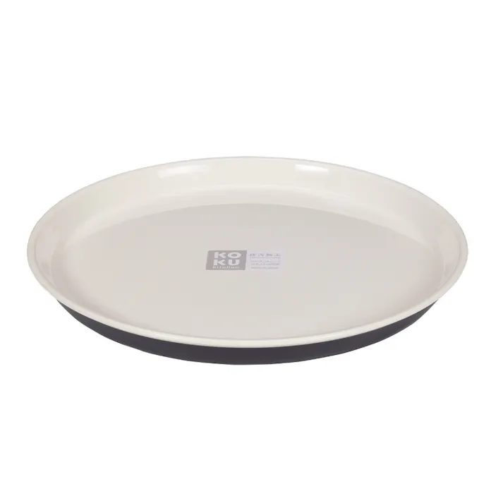 【10点まとめ買い】KOKUラウンド平皿 大 スチールグレー × 10点 【送料込み】 #hrm-4956810402267