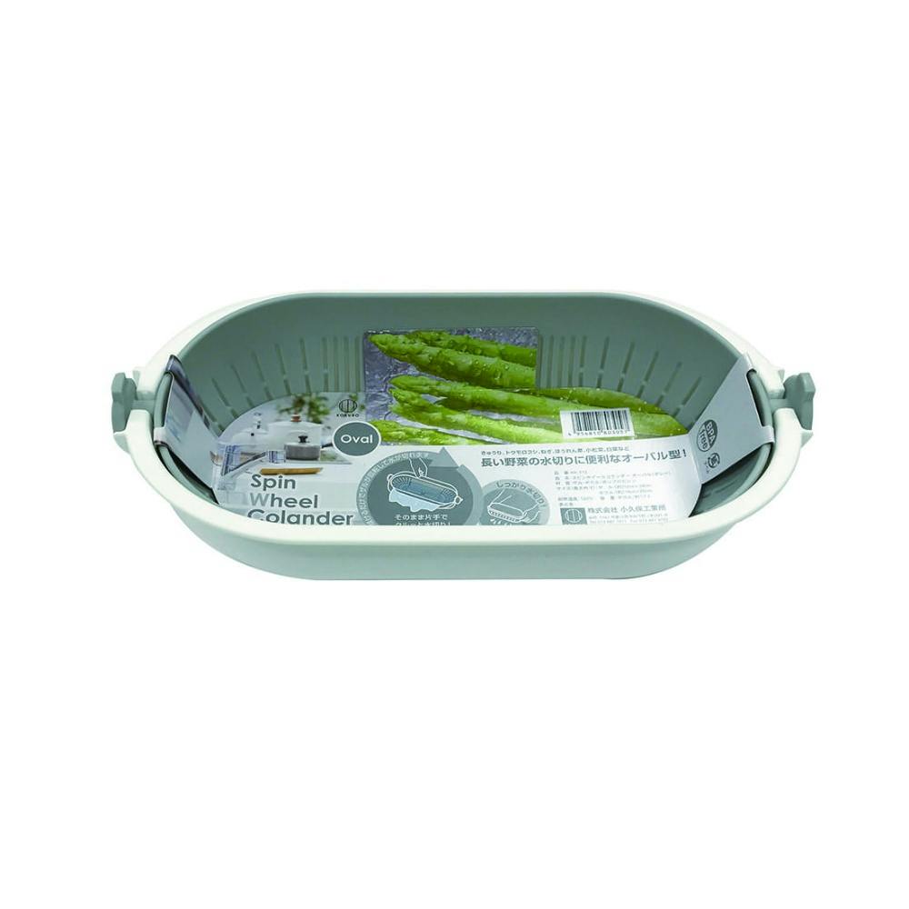 スピンホイール コランダー オーバル(グレー) × 5点 hrm#4956810803057 シンク・コンロまわり用品 スピンホイール コランダー オーバル(グレー) × 5点 hrm#4956810803057 シンク・コンロまわり用品