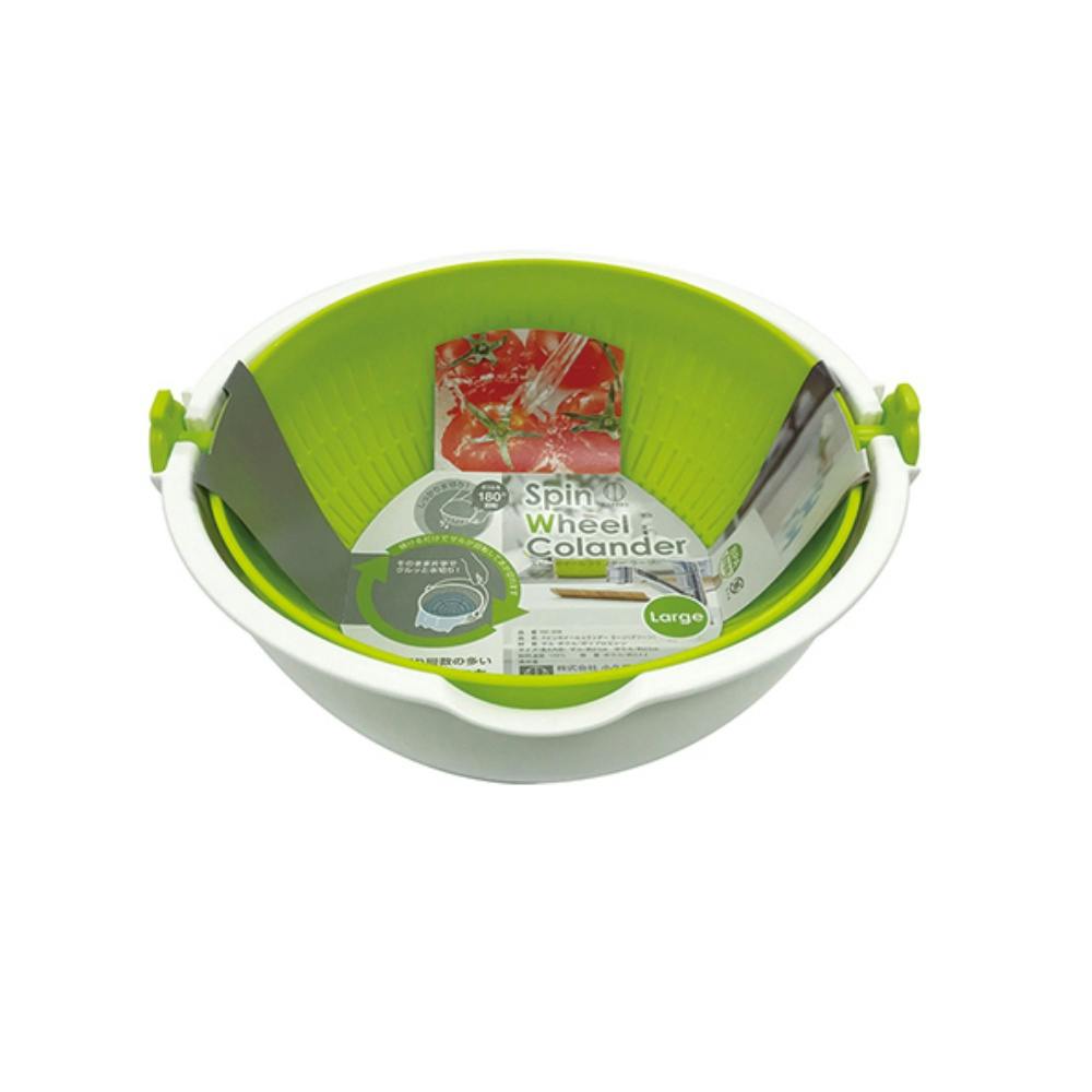 スピンホイール コランダー ラージ(グリーン) hrm#4956810803002 シンク・コンロまわり用品 スピンホイール コランダー ラージ(グリーン) hrm#4956810803002 シンク・コンロまわり用品