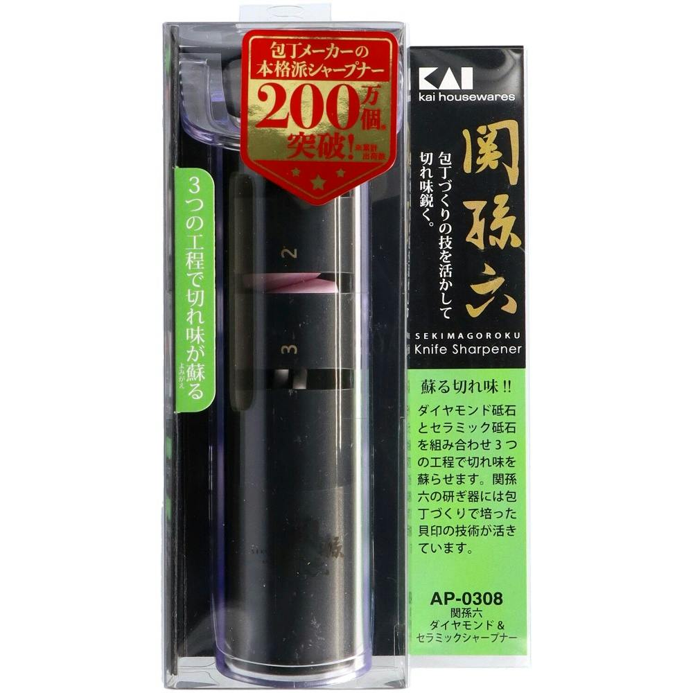 AP0308 関孫六ダイヤモンド&セラミックシャープナー × 60点 hrm#4901601364118 シンク・コンロまわり用品 AP0308 関孫六ダイヤモンド&セラミックシャープナー × 60点 hrm#4901601364118 シンク・コンロまわり用品