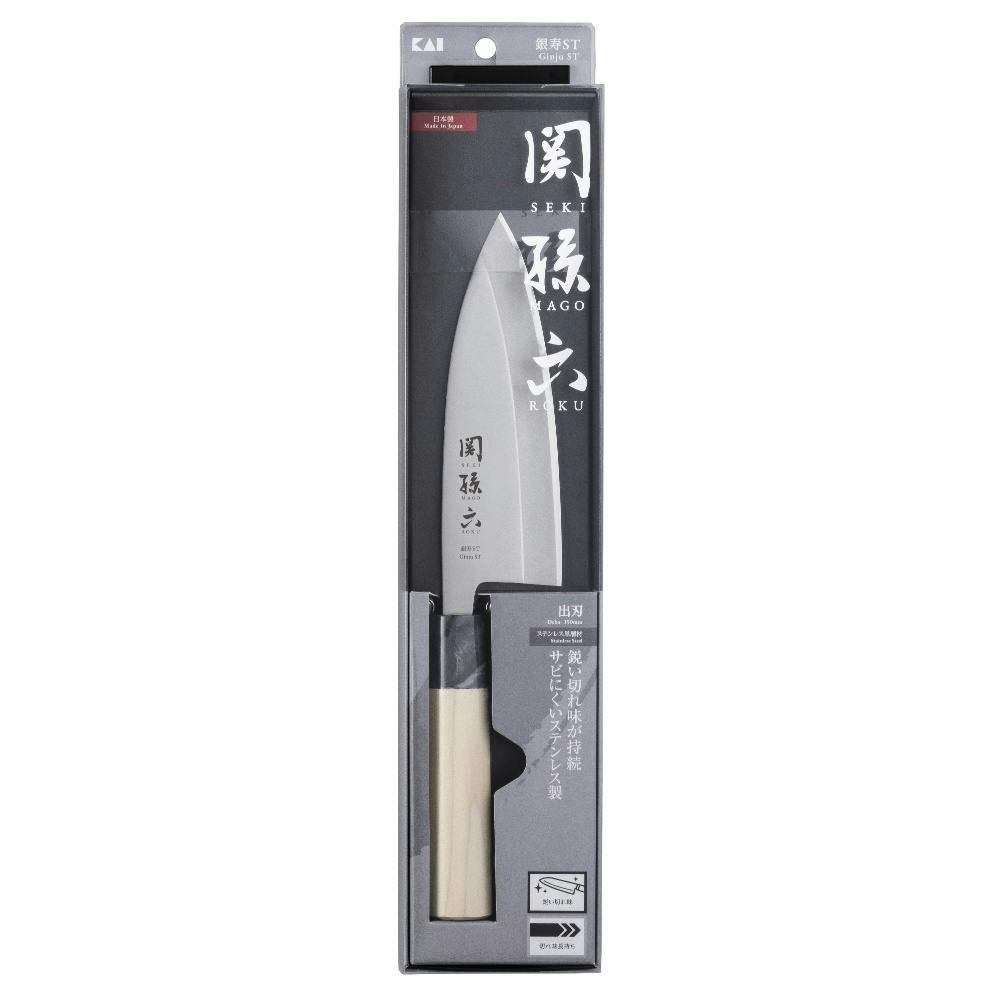 5点まとめ買い】関孫六 銀寿ST 出刃150mm × 5点 hrm