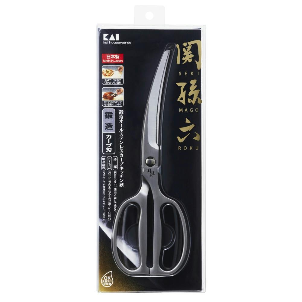 関孫六 鍛造オールステンレスカーブキッチンハサミ × 40点 hrm