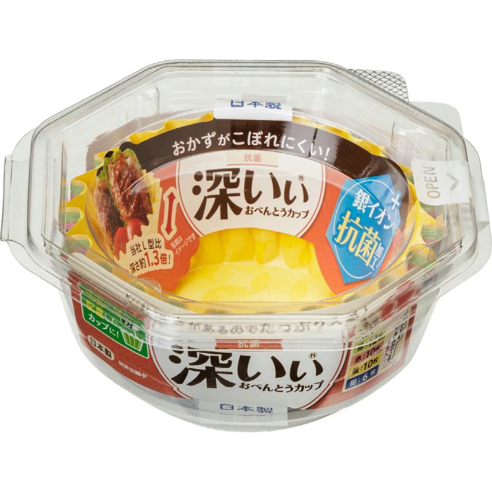 抗菌深いぃおべんとうカップ深型L4色38枚入 × 150点 hrm#4901987218685 シンク・コンロまわり用品 抗菌深いぃおべんとうカップ深型L4色38枚入 × 150点 hrm#4901987218685 シンク・コンロまわり用品