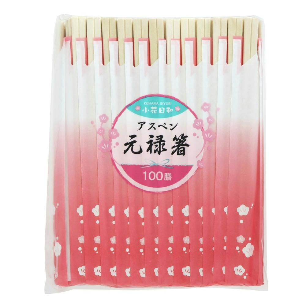 小花日和 アスペン元禄箸 50膳 × 80点 まとめ買い hrm