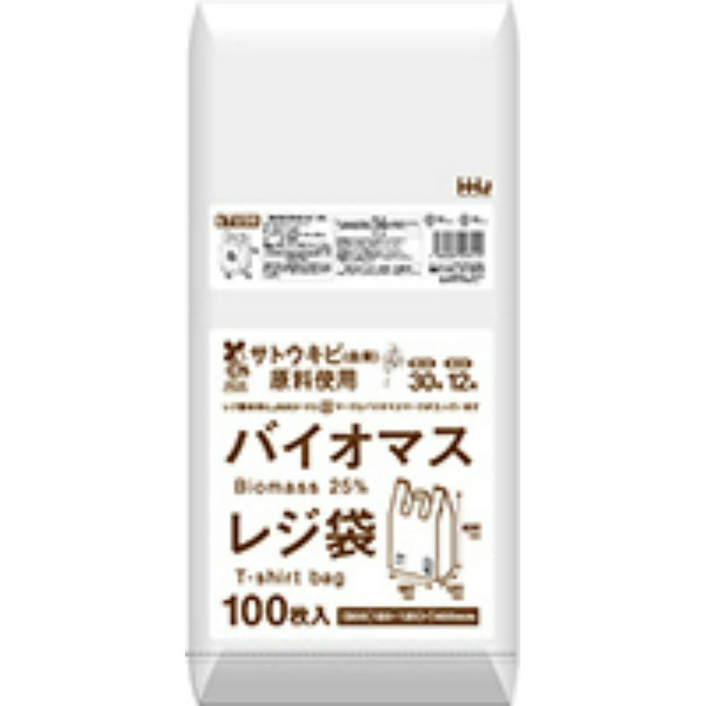 バイオマス配合25%レジ袋30号白100枚 TU30 × 60点 まとめ買い #hrm-4580287293112 シンク・コンロまわり用品 バイオマス配合25%レジ袋30号白100枚 TU30 × 60点 まとめ買い #hrm-4580287293112 シンク・コンロまわり用品
