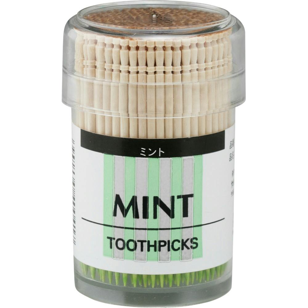 香りの楊枝（ミント）容器入 【送料込み】 ＃hrm-4902465400417