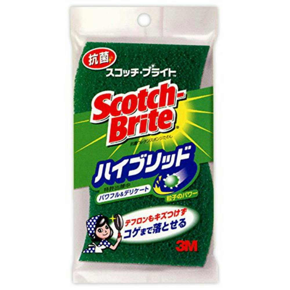 スコッチブライト ハイブリッド 貼り合わせスポンジ(グリーン) HB-21KG-H #hrm-4547452321933 シンク・コンロまわり用品 スコッチブライト ハイブリッド 貼り合わせスポンジ(グリーン) HB-21KG-H #hrm-4547452321933 シンク・コンロまわり用品