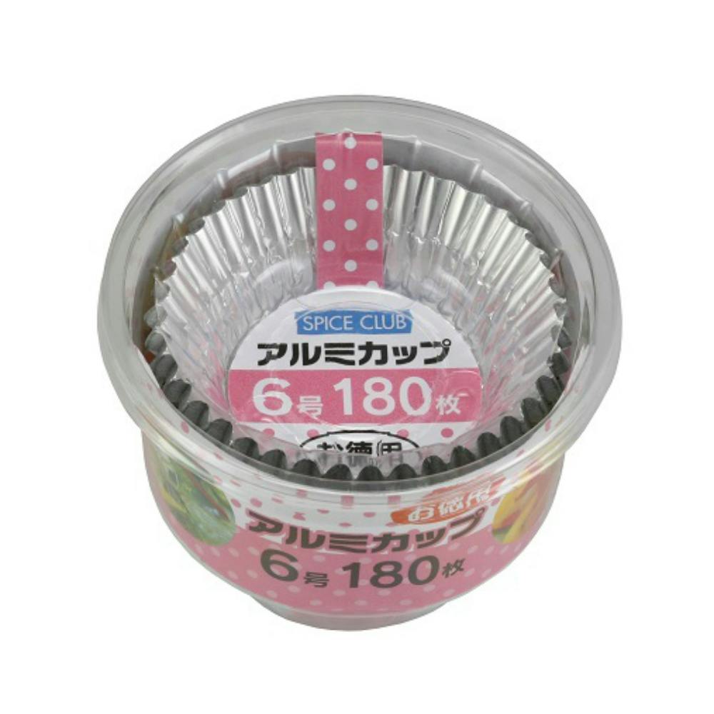 SCお徳用アルミカップ6号180枚 hrm#4904681624516 シンク・コンロまわり用品 SCお徳用アルミカップ6号180枚 hrm#4904681624516 シンク・コンロまわり用品