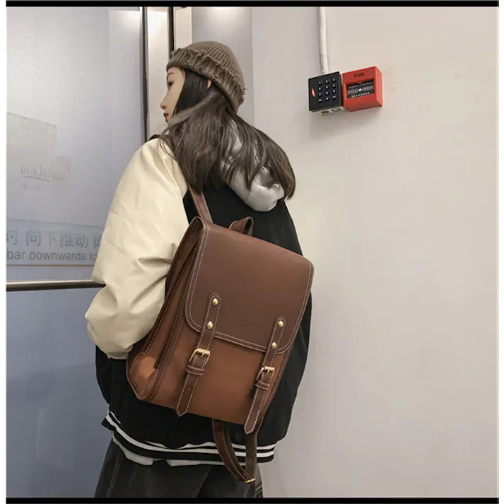 リュックサック バイカラー スクエア きれいめ フラップリュック おしゃれ バッグ レディース 女の子 女子 軽量 カバン かわいい 韓国 高見え 上品 リュック 通勤 通学 旅行 誕生日