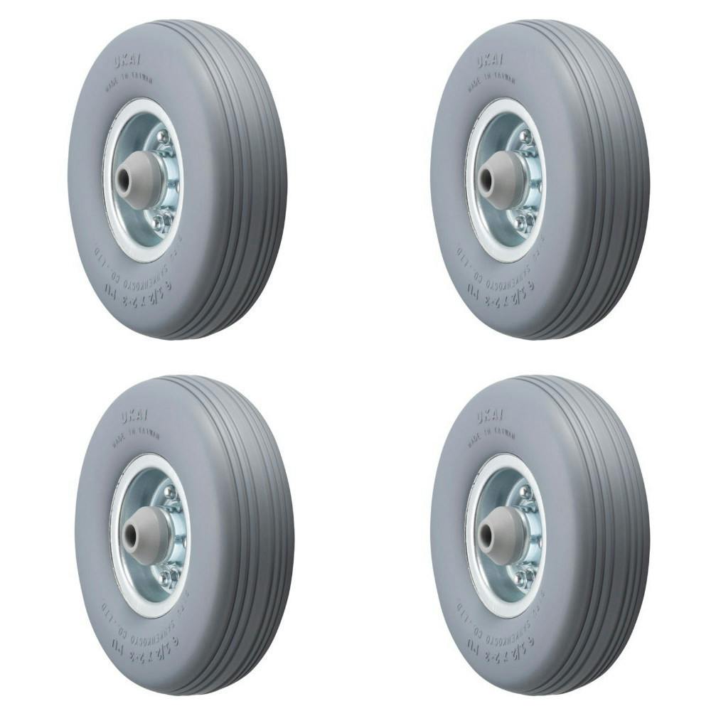 6 1/2x2-3HL PU 台車用ノーパンクタイヤ ウカイ 車輪 交換用タイヤ 4本 農業用作業用品 6 1/2x2-3HL PU 台車用ノーパンクタイヤ ウカイ 車輪 交換用タイヤ 4本 農業用作業用品