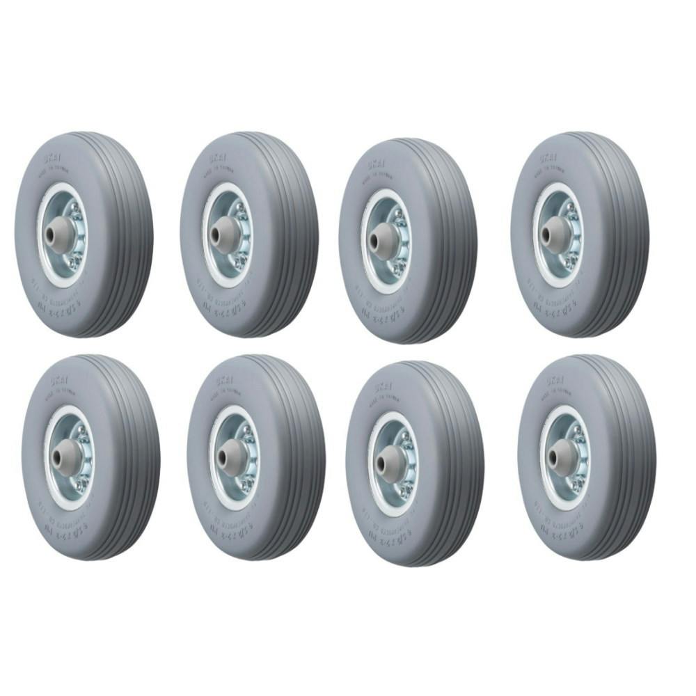 6 1/2x2-3HL PU 台車用ノーパンクタイヤ ウカイ 車輪 交換用タイヤ 8本 農業用作業用品 6 1/2x2-3HL PU 台車用ノーパンクタイヤ ウカイ 車輪 交換用タイヤ 8本 農業用作業用品
