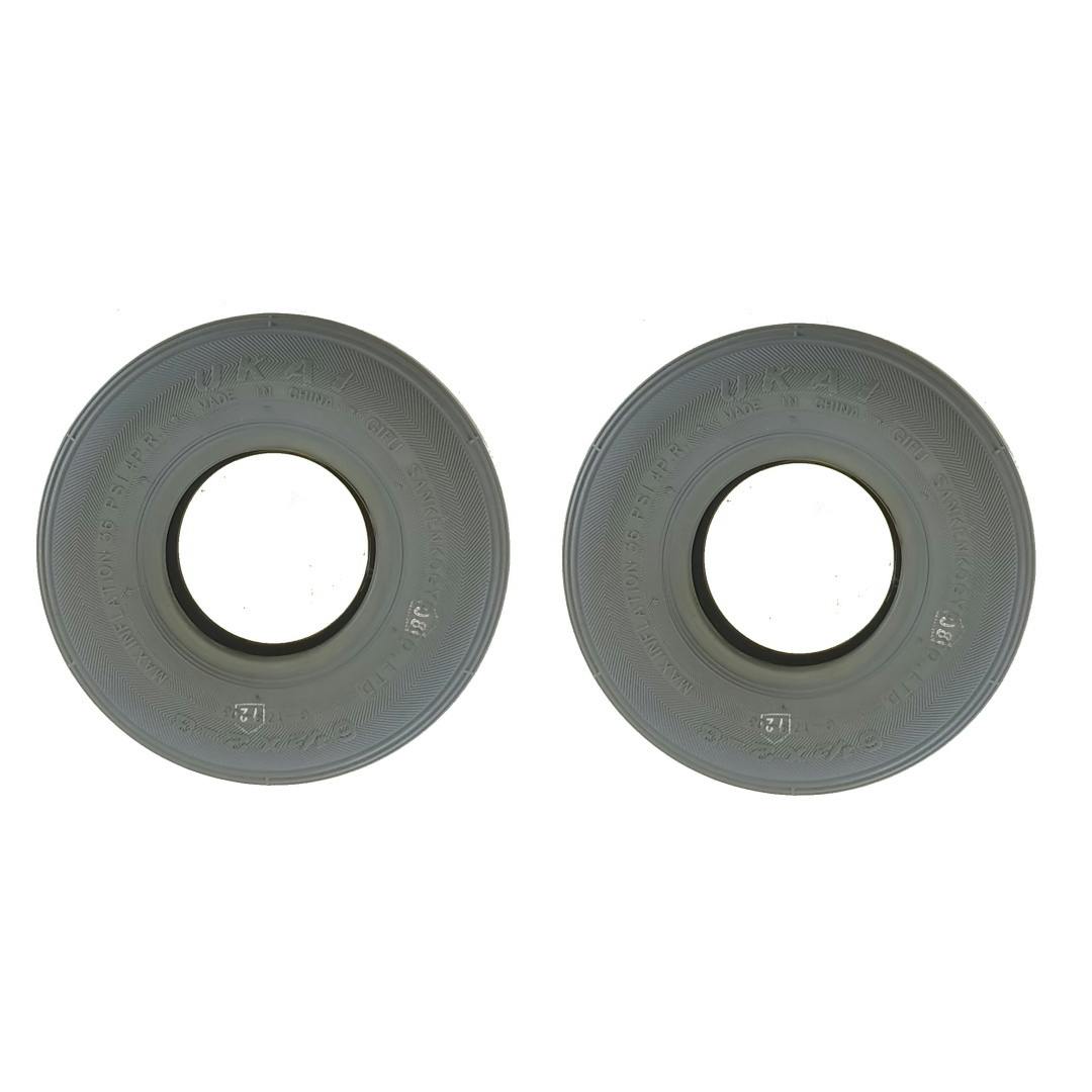 6 1/2x2-3 エアータイヤ 台車用補修部品 ウカイ グレー 2本 農業用作業用品 6 1/2x2-3 エアータイヤ 台車用補修部品 ウカイ グレー 2本 農業用作業用品