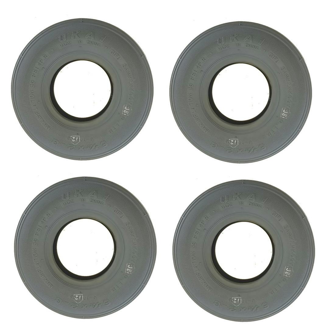 6 1/2x2-3 エアータイヤ 台車用補修部品 ウカイ グレー 4本 農業用作業用品 6 1/2x2-3 エアータイヤ 台車用補修部品 ウカイ グレー 4本 農業用作業用品