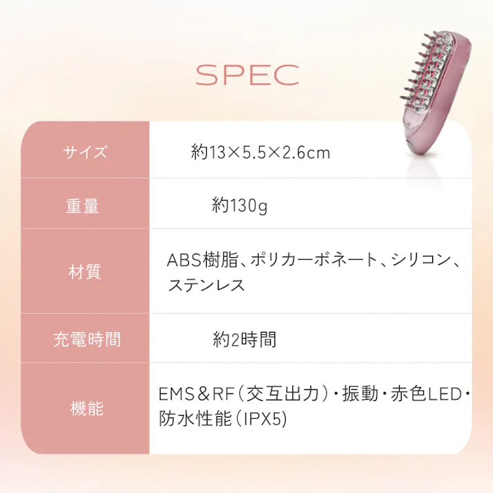 【EMS&RF リフトブラシボーテ】 ちあふる 見た目の印象が変わる。実感できるリフトケア!コリをほぐしてキュッとリフトアップ! EMS ラジオ波 振動 電気刺激 ヘッドケア フェイスケア ボディケア 頬 口元 顔の輪郭 頭筋 表情筋 コリ JAN:4560133836267