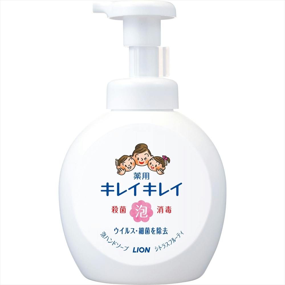 キレイキレイ薬用泡ハンド本体大型シトラス500M × 12点 #hrm-4903301269052 洗面用品 キレイキレイ薬用泡ハンド本体大型シトラス500M × 12点 #hrm-4903301269052 洗面用品