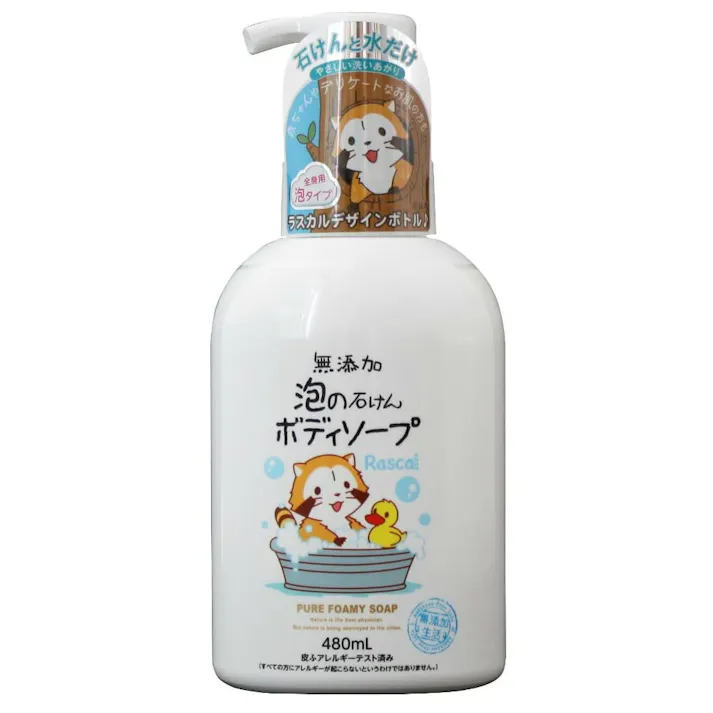 【12点まとめ買い】無添加泡のボディソープ本体480ml × 12点【送料込み】 #hrm-4902895037788