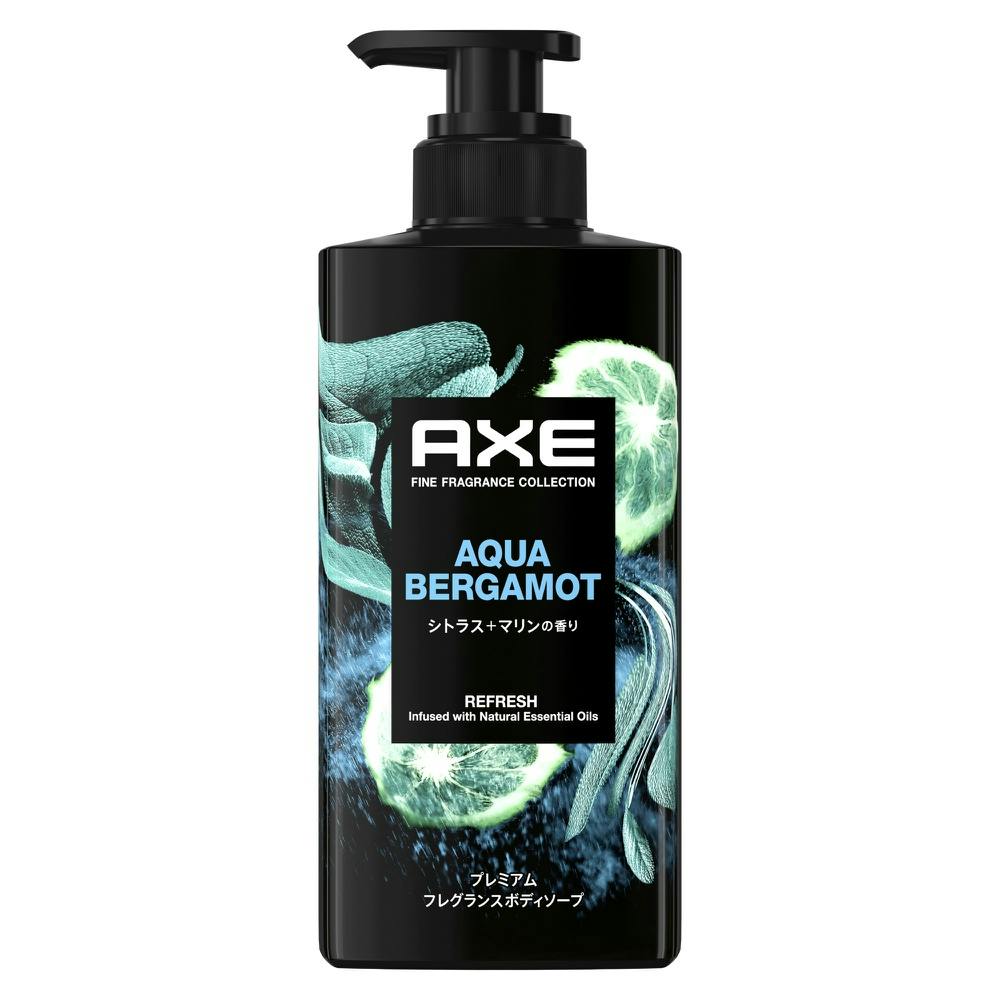【12点まとめ買い】アックス プレミアムフレグランス ボディソープ アクアベルガモット ポンプ × 12点【送料込み】 ＃hrm-4902111779645