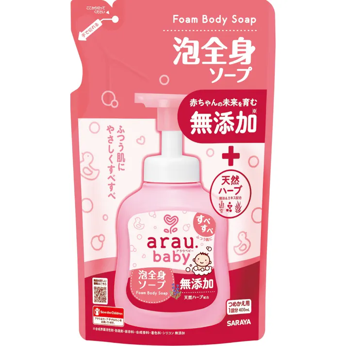 アラウベビー 泡全身ソープ 詰替 400ml ×1点【送料込み】 #hrm-4973512259104