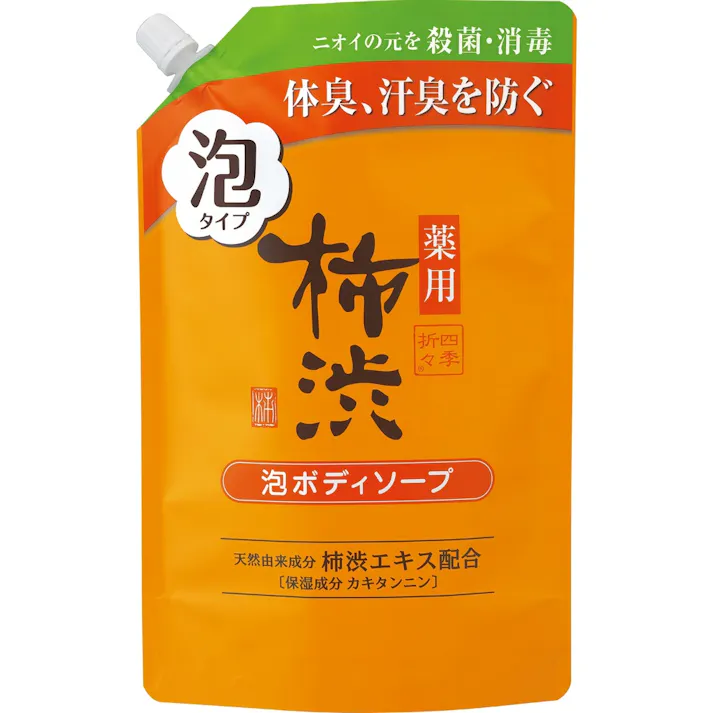 【12点まとめ買い】四季折々 薬用 柿渋 泡ボディソープ 詰替 × 12点【送料込み】 #hrm-4513574040045