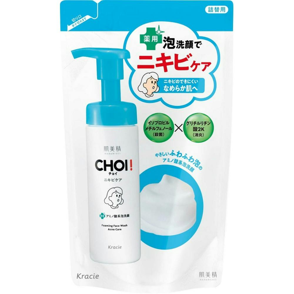 肌美精 CHOI薬用泡洗顔 ニキビケア 詰替用 ×1点【送料込み
