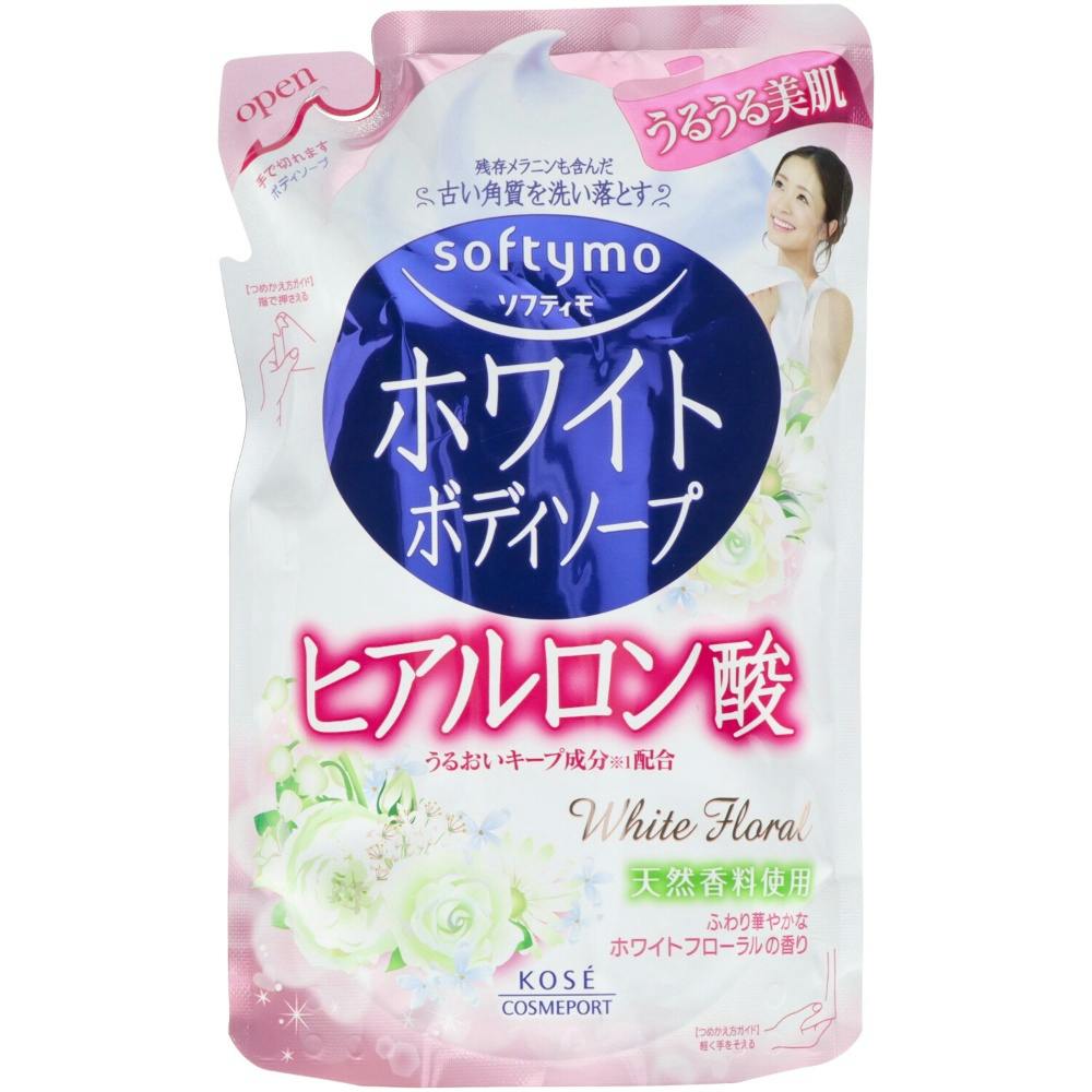 【18点まとめ買い】ソフティモホワイトボディソープヒアルロン酸替え４２０ml × 18点【送料込み】 ＃hrm-4971710311648