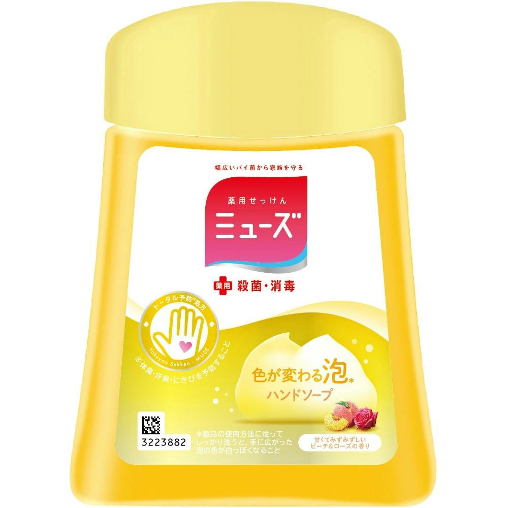ミューズノータッチ付替ボトルピーチローズ ×1点 hrm#4906156802764 洗面用品 ミューズノータッチ付替ボトルピーチローズ ×1点 hrm#4906156802764 洗面用品