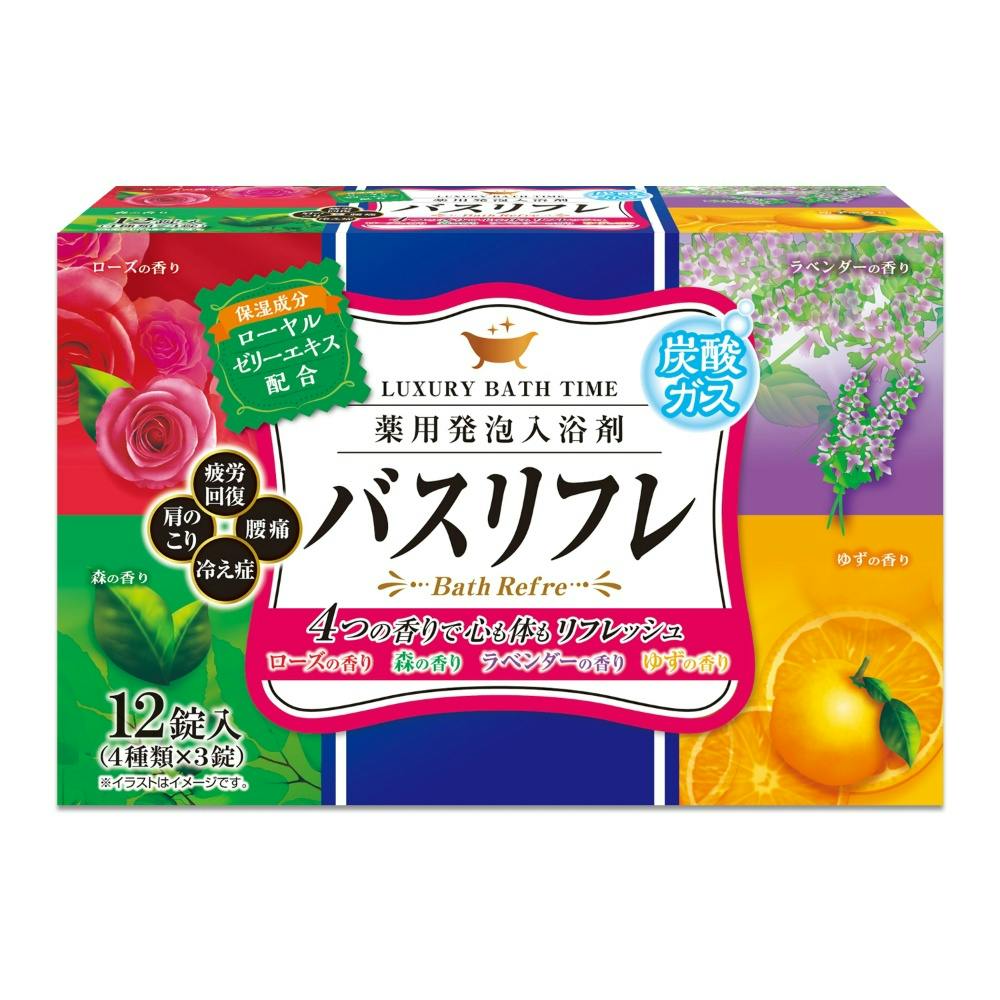 【16点まとめ買い】バスリフレ薬用発砲入浴剤 × 16点【送料込み】 ＃hrm-4900480288317
