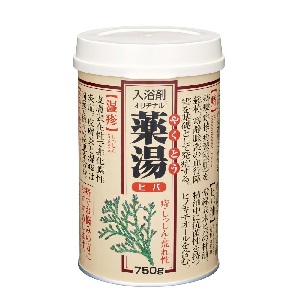 オリヂナル薬湯 ヒバ 750G ×1点 #hrm-4901180026001 洗面用品 オリヂナル薬湯 ヒバ 750G ×1点 #hrm-4901180026001 洗面用品