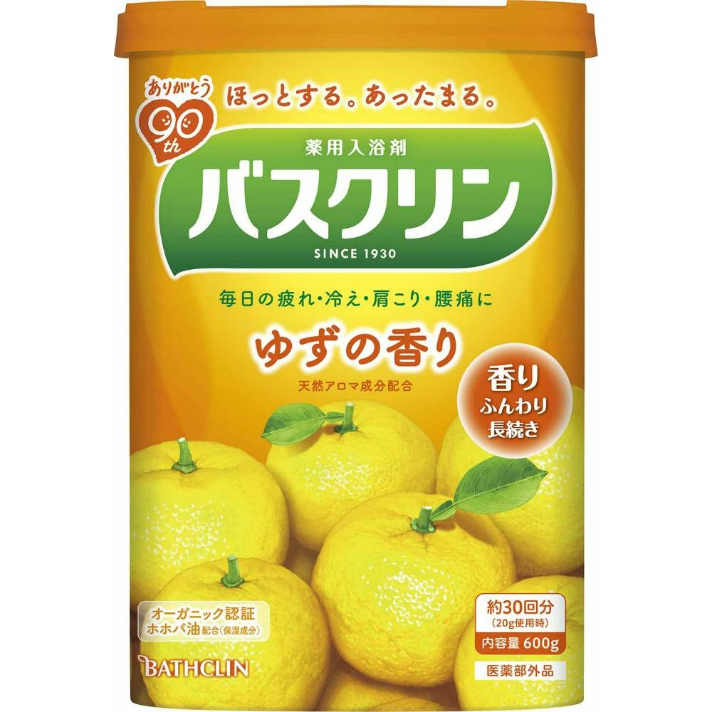 【15点まとめ買い】バスクリン ゆずの香り ６００Ｇ × 15点【送料込み】 ＃hrm-4548514153059