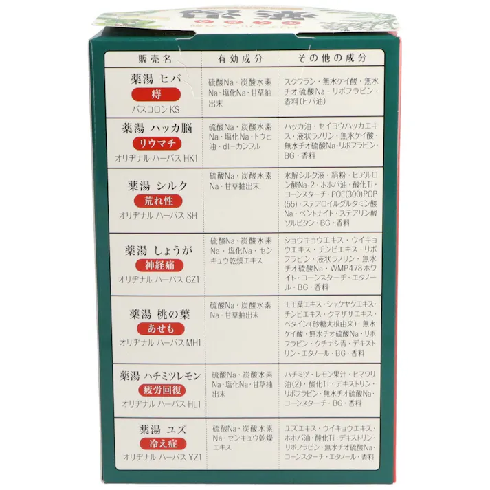 オリヂナル薬湯週間アソート 7包 ×1点【送料込み】 #hrm-4901180025004