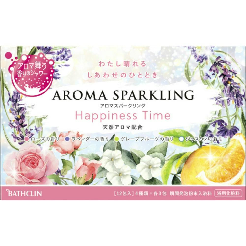 アロマスパークリング Happiness Time 30g×12包 ×1点 #hrm-4548514159037 洗面用品 アロマスパークリング Happiness Time 30g×12包 ×1点 #hrm-4548514159037 洗面用品