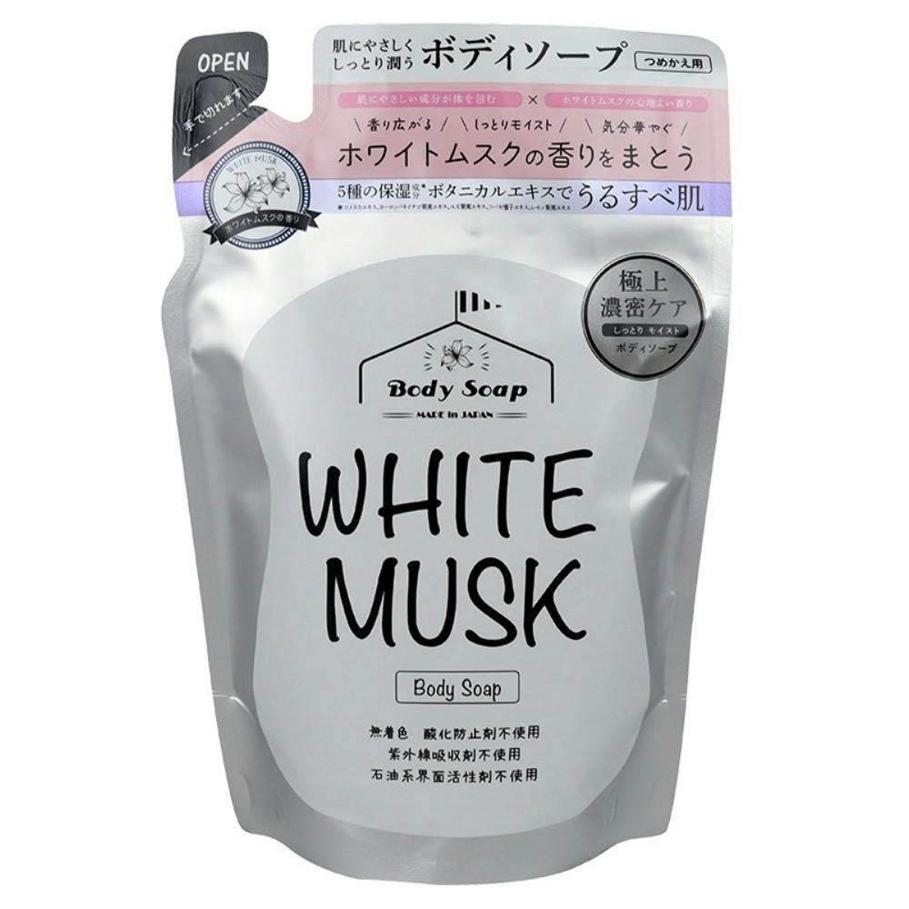 ホワイトムスクボディソープ400ml詰め替え用 × 24点 #hrm-4573473360439 洗面用品 ホワイトムスクボディソープ400ml詰め替え用 × 24点 #hrm-4573473360439 洗面用品