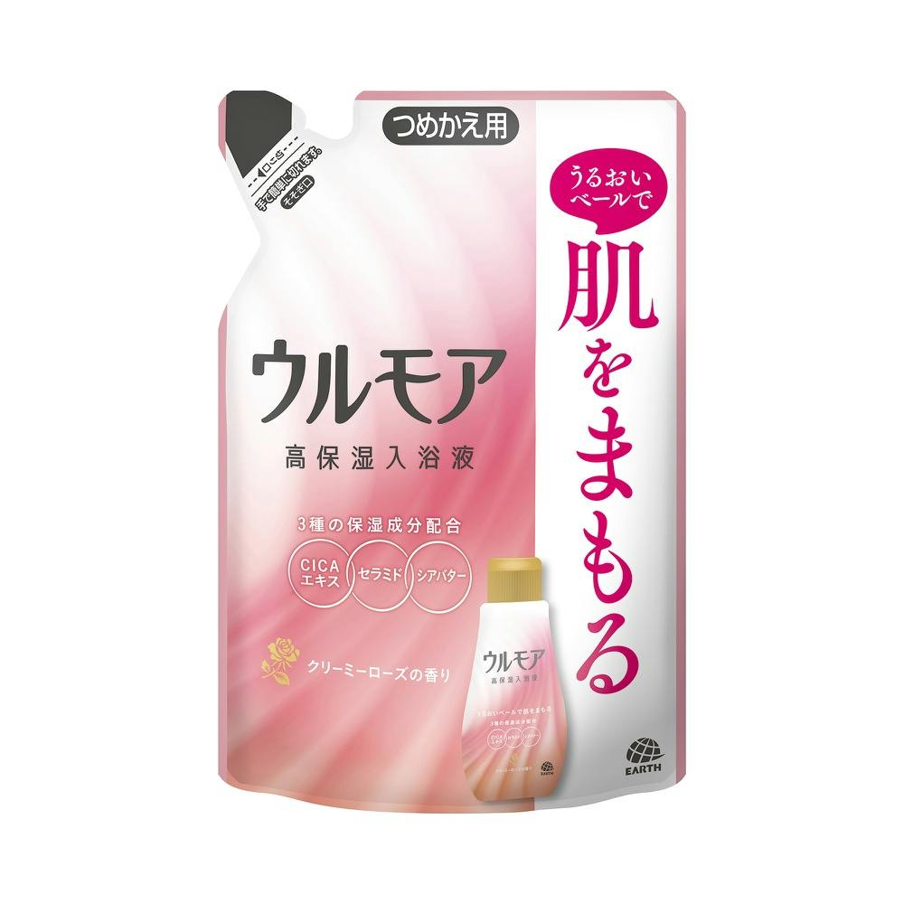 ウルモア　入浴剤　クリーミーローズの香り　12本セット ウルモア 高保湿入浴液 クリーミーフローラルの香り 詰替 480ml