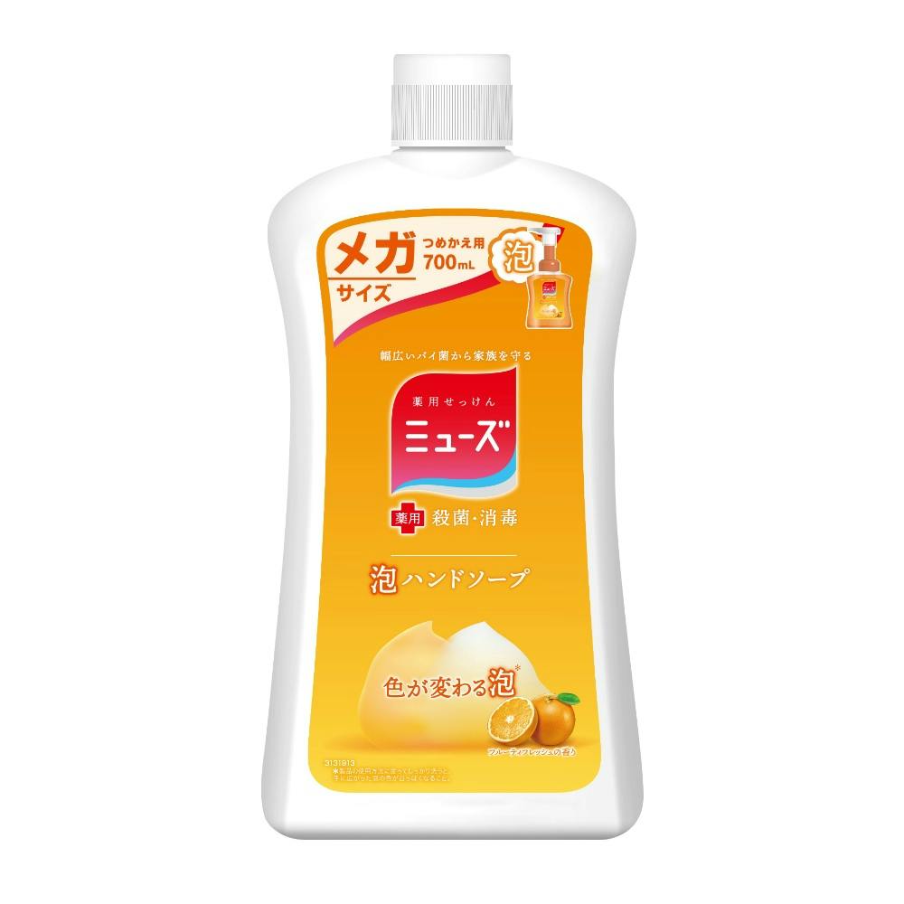 泡ミューズフルーティFメガサイズ替700ml × 12点 #hrm-4906156802290 洗面用品 泡ミューズフルーティFメガサイズ替700ml × 12点 #hrm-4906156802290 洗面用品