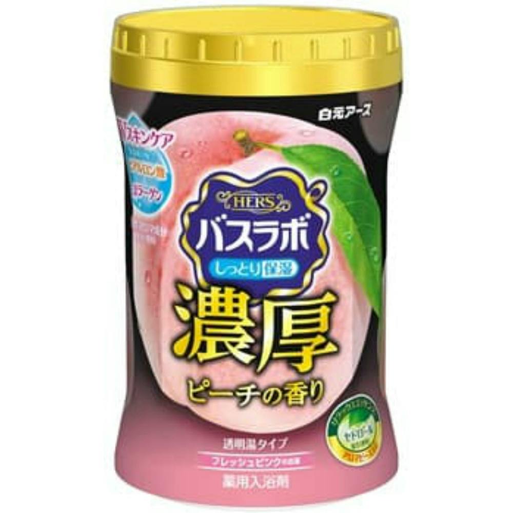 HERSバスラボボトル 濃厚ピーチの香り600G ×1点 hrm#4901559224632 洗面用品 HERSバスラボボトル 濃厚ピーチの香り600G ×1点 hrm#4901559224632 洗面用品
