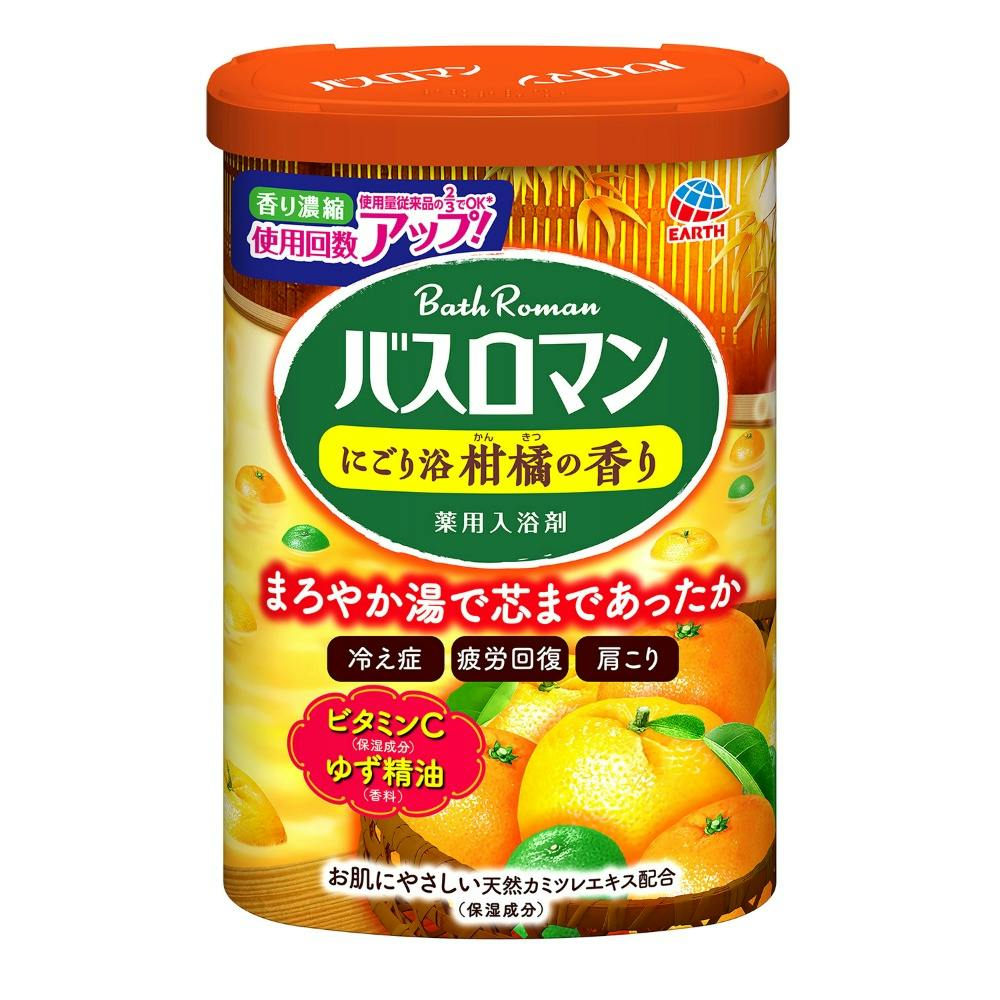 バスロマン にごり浴柑橘の香り 600G ×1点 #hrm-4901080579515 洗面用品 バスロマン にごり浴柑橘の香り 600G ×1点 #hrm-4901080579515 洗面用品