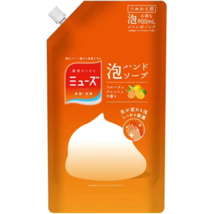 泡ミューズフルーティーFジャンボ詰替900ml ×1点【送料込み】 #hrm-4906156800951