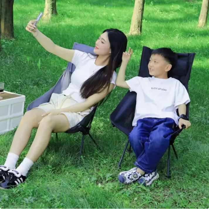 アウトドア 折りたたみチェア アウトドアチェア 折りたたみ 枕付き 超軽量 【耐荷重200kg】 キャンプ椅子 コンパクト イス ハイバック 椅子 収納袋付属 お釣り 登山 携帯便利軽量キャンプチェア