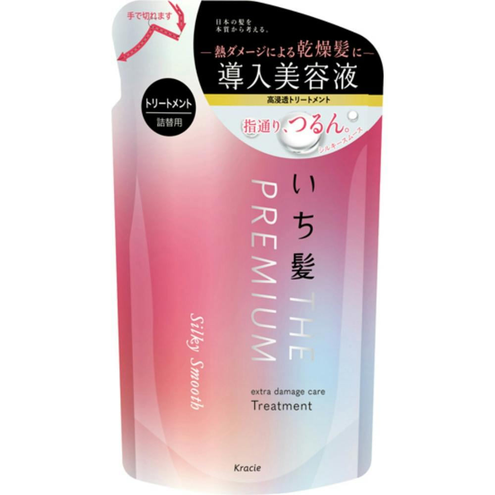 【18点まとめ買い】いち髪プレミアム Ｓスムーストリートメント 詰替 × 18点【送料込み】 ＃hrm-4901417722867