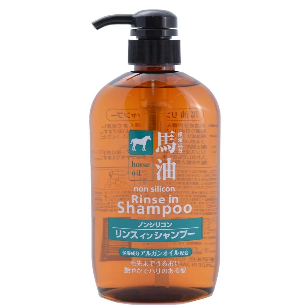 コスメS 馬油リンスインシャンプー600ML ×1点 hrm