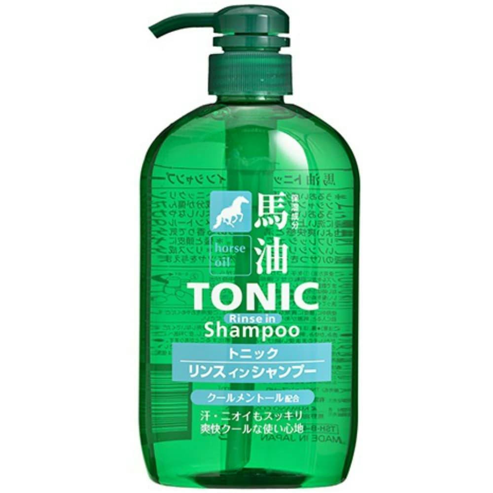馬油トニックリンスインシャンプー600ml ×1点【送料込み