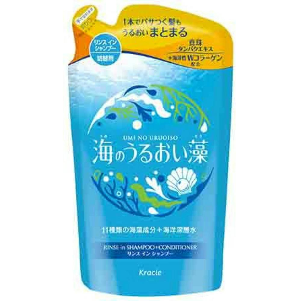 【18点まとめ買い】海のうるおい藻 うるおいケアリンスインＳＰ詰替用 × 18点【送料込み】 ＃hrm-4901417758095