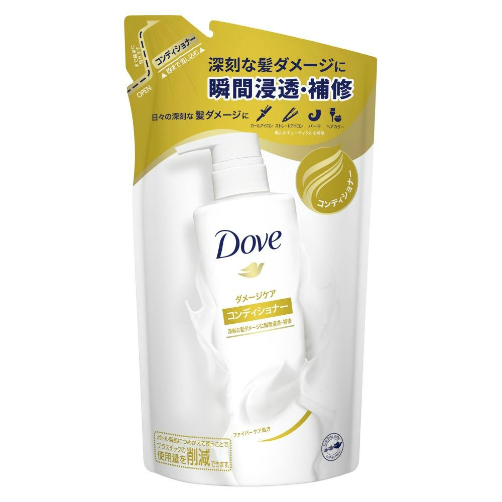 【12点まとめ買い】ダヴダメージケアコンデイシヨナーつめかえ用 × 12点【送料込み】 ＃hrm-4902111741505
