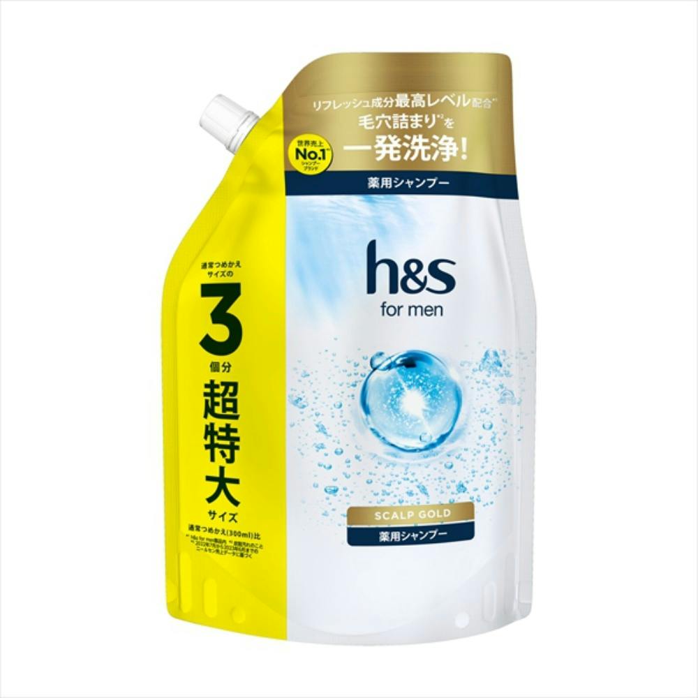 h&s for men スカルプゴールドシャンプー超特大サイズ × 6点 #hrm-4987176021960 ヘアケア・スタイリング h&s for men スカルプゴールドシャンプー超特大サイズ × 6点 #hrm-4987176021960 ヘアケア・スタイリング