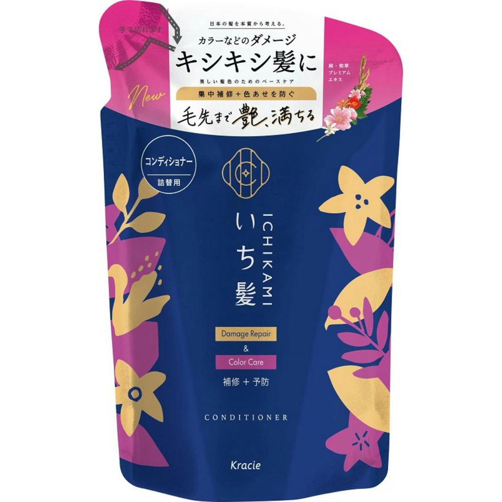 いち髪 ダメージリペア&カラーケア コンディショナー 詰替用 × 18点 #hrm-4901417723345 ヘアケア・スタイリング いち髪 ダメージリペア&カラーケア コンディショナー 詰替用 × 18点 #hrm-4901417723345 ヘアケア・スタイリング