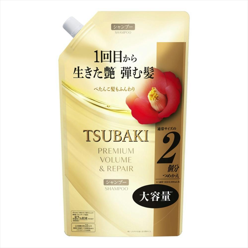TSUBAKI プレミアム ボリューム&リペア シャンプー つめかえ用 大容量 ×1点 #hrm-4550516487254 ヘアケア・スタイリング TSUBAKI プレミアム ボリューム&リペア シャンプー つめかえ用 大容量 ×1点 #hrm-4550516487254 ヘアケア・スタイリング