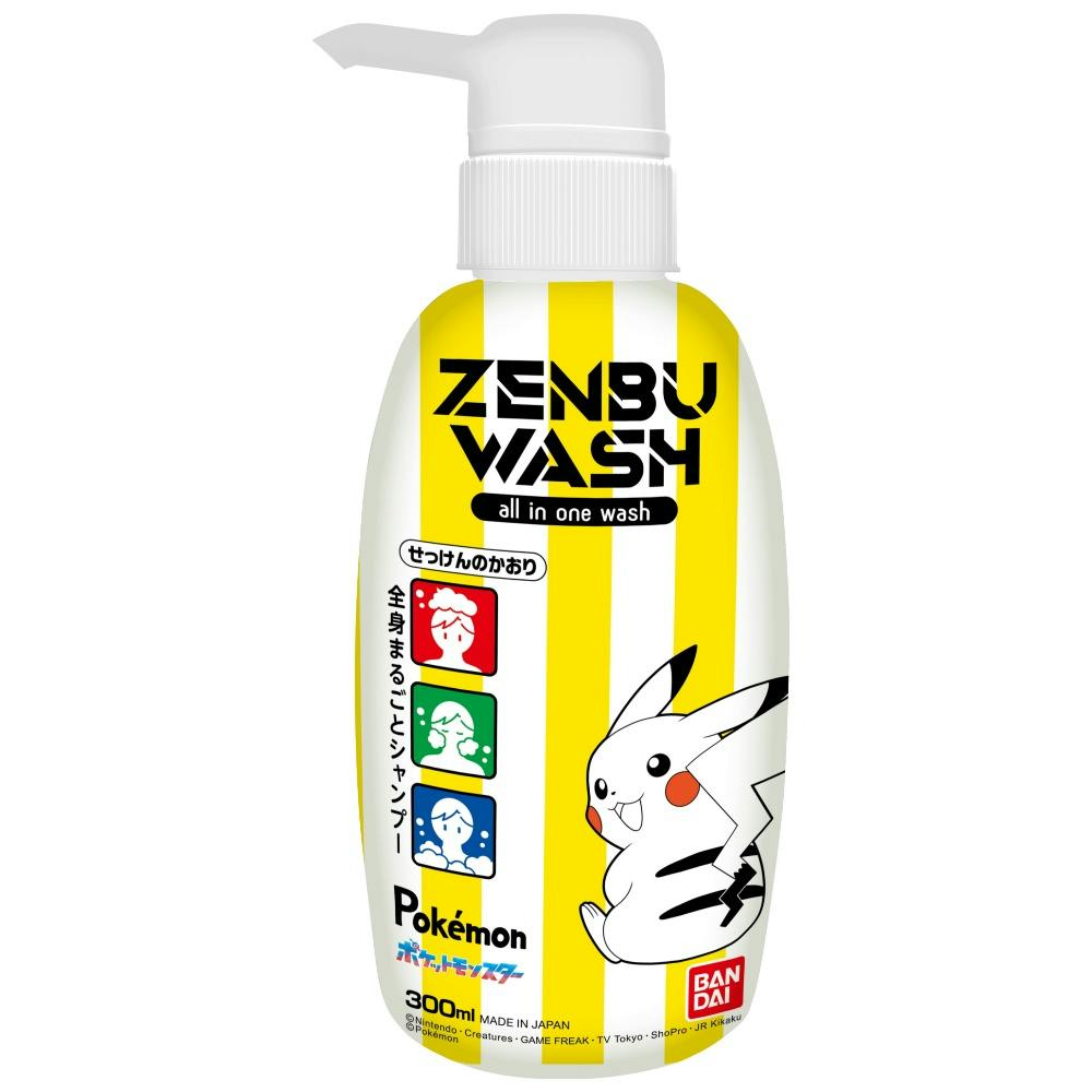ZENBUWASH ポケットモンスター ×1点 hrm#4570118005274 ヘアケア・スタイリング ZENBUWASH ポケットモンスター ×1点 hrm#4570118005274 ヘアケア・スタイリング