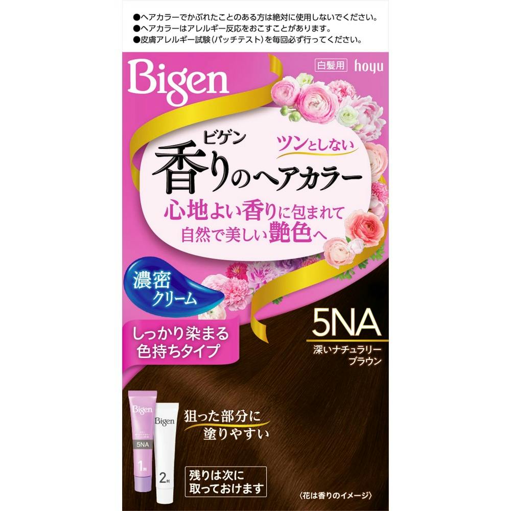 ビゲン 香りのヘアカラー クリーム 5NA 深いナチュラリーブラウン ×1点 #hrm-4987205051456 ヘアケア・スタイリング ビゲン 香りのヘアカラー クリーム 5NA 深いナチュラリーブラウン ×1点 #hrm-4987205051456 ヘアケア・スタイリング
