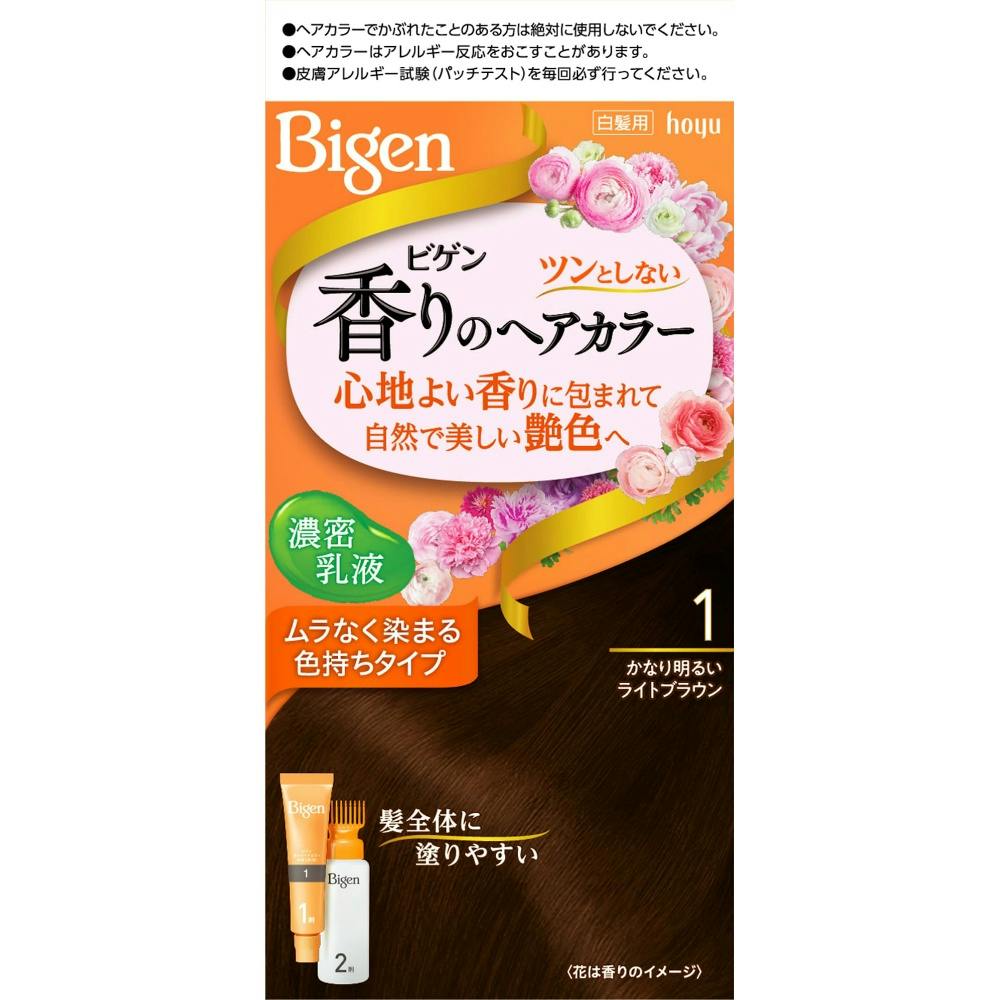 ビゲン 香りのヘアカラー 乳液 1 かなり明るいライトブラウン ×1点